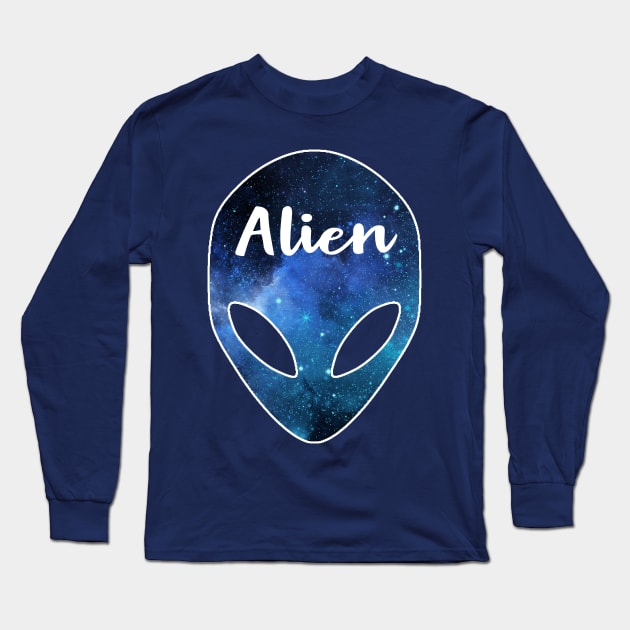 Galaxy Long Sleeve T-Shirt by Creation Cartoon